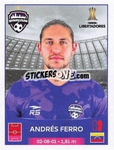 Figurina Andrés Ferro - Conmebol Copa Libertadores 2023
 - Panini