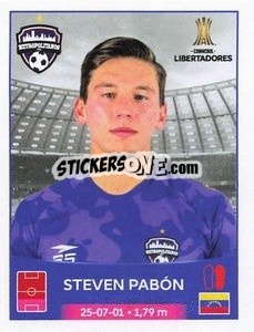 Cromo Steven Pabón - Conmebol Copa Libertadores 2023
 - Panini