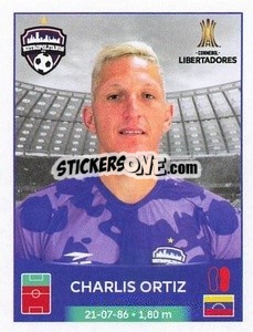 Sticker Charlis Ortiz - Conmebol Copa Libertadores 2023
 - Panini
