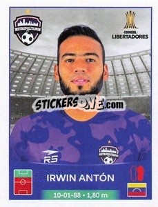Sticker Irwin Antón