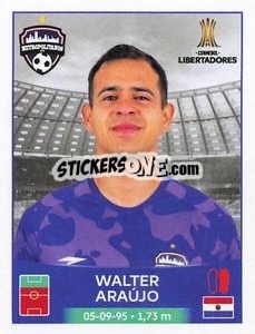 Sticker Walter Araújo - Conmebol Copa Libertadores 2023
 - Panini
