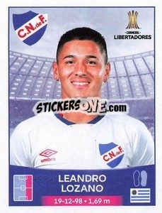 Sticker Leandro Lozano - Conmebol Copa Libertadores 2023 n. 122 - Panini