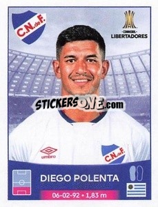 Sticker Diego Polenta - Conmebol Copa Libertadores 2023
 - Panini