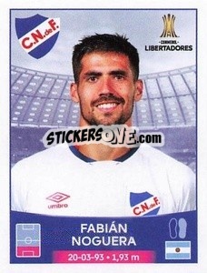 Cromo Fabián Noguera - Conmebol Copa Libertadores 2023 n. 124 - Panini
