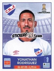 Cromo Yonathan Rodríguez - Conmebol Copa Libertadores 2023
 - Panini
