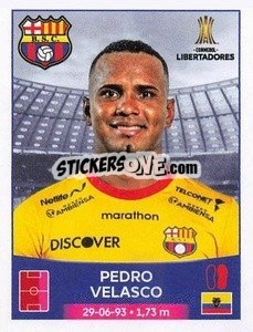 Sticker Pedro Velasco - Conmebol Copa Libertadores 2023 n. 139 - Panini