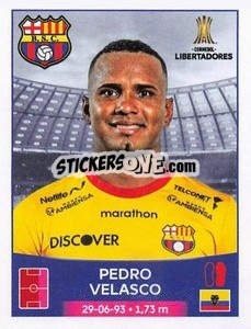 Cromo Pedro Velasco - Conmebol Copa Libertadores 2023
 - Panini