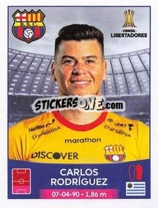 Sticker Carlos Rodríguez - Conmebol Copa Libertadores 2023
 - Panini