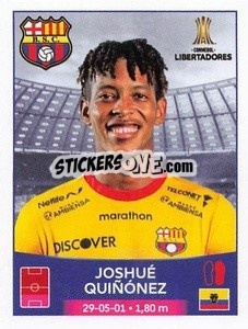 Cromo Joshué Quiñónez - Conmebol Copa Libertadores 2023
 - Panini