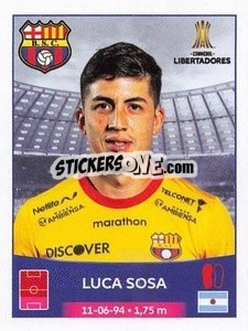 Cromo Luca Sosa - Conmebol Copa Libertadores 2023
 - Panini