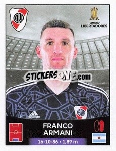 Sticker Franco Armani - Conmebol Copa Libertadores 2023
 - Panini