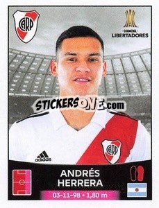 Sticker Andrés Herrera - Conmebol Copa Libertadores 2023 n. 224 - Panini
