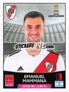 Sticker Emanuel Mammana - Conmebol Copa Libertadores 2023
 - Panini
