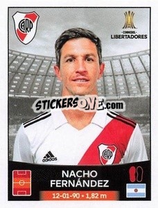 Sticker Nacho Fernández - Conmebol Copa Libertadores 2023
 - Panini