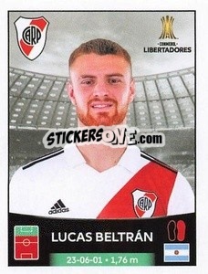 Sticker Lucas Beltrán - Conmebol Copa Libertadores 2023 n. 235 - Panini