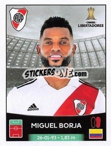 Sticker Miguel Borja - Conmebol Copa Libertadores 2023 n. 236 - Panini