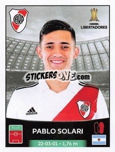 Sticker Pablo Solari - Conmebol Copa Libertadores 2023
 - Panini