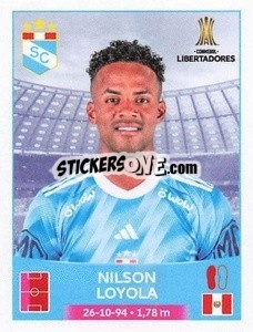 Sticker Nilson Loyola - Conmebol Copa Libertadores 2023
 - Panini
