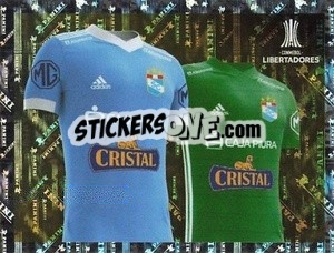 Sticker Sporting Cristal Jersey 1 and 2 - Conmebol Copa Libertadores 2023 n. 246 - Panini