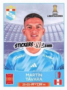 Sticker Martín Távara - Conmebol Copa Libertadores 2023
 - Panini