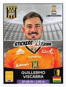 Sticker Guillermo Viscarra - Conmebol Copa Libertadores 2023
 - Panini