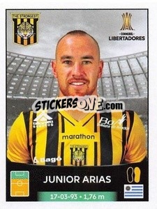 Sticker Junior Arias - Conmebol Copa Libertadores 2023
 - Panini