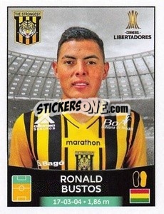 Sticker Ronald Bustos - Conmebol Copa Libertadores 2023
 - Panini