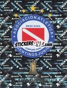 Sticker Argentinos Juniors Team Logo - Conmebol Copa Libertadores 2023
 - Panini