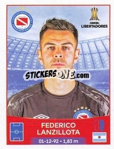 Sticker Federico Lanzillota - Conmebol Copa Libertadores 2023
 - Panini