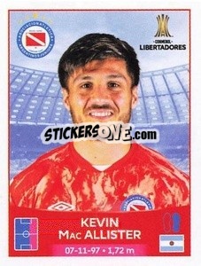 Cromo Kevin Mac Allister - Conmebol Copa Libertadores 2023
 - Panini