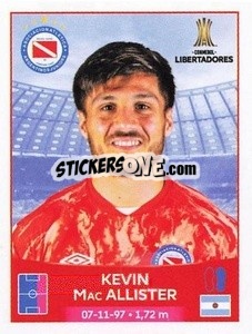 Sticker Kevin Mac Allister - Conmebol Copa Libertadores 2023 n. 275 - Panini