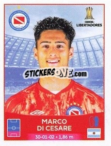Sticker Marco Di Cesare - Conmebol Copa Libertadores 2023
 - Panini