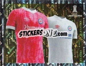 Sticker Argentinos Juniors Jersey 1 and 2 - Conmebol Copa Libertadores 2023 n. 280 - Panini