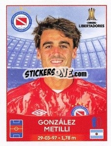 Sticker Gonzalez Metilli - Conmebol Copa Libertadores 2023
 - Panini