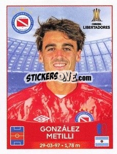 Figurina Gonzalez Metilli - Conmebol Copa Libertadores 2023
 - Panini