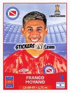 Cromo Franco Moyano - Conmebol Copa Libertadores 2023
 - Panini