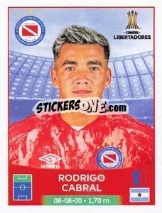 Cromo Rodrigo Cabral - Conmebol Copa Libertadores 2023
 - Panini