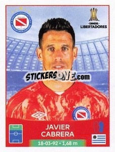 Sticker Javier Cabrera - Conmebol Copa Libertadores 2023 n. 289 - Panini