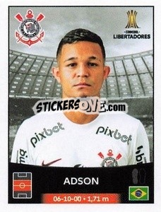 Sticker Adson - Conmebol Copa Libertadores 2023
 - Panini