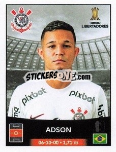 Sticker Adson - Conmebol Copa Libertadores 2023 n. 296 - Panini