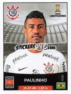 Cromo Paulinho - Conmebol Copa Libertadores 2023 n. 301 - Panini
