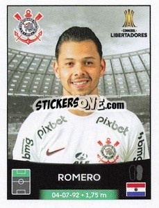 Sticker Ángel Romero - Conmebol Copa Libertadores 2023 n. 305 - Panini