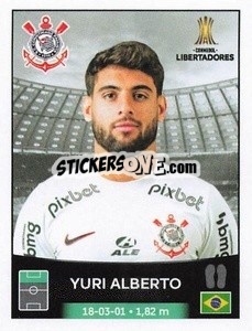 Sticker Yuri Alberto - Conmebol Copa Libertadores 2023
 - Panini