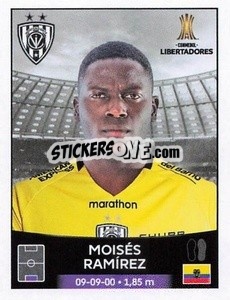 Sticker Moisés Ramírez - Conmebol Copa Libertadores 2023 n. 308 - Panini