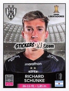 Sticker Richard Schunke - Conmebol Copa Libertadores 2023
 - Panini