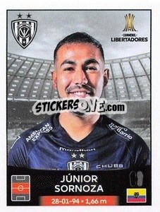 Sticker Júnior Sornoza - Conmebol Copa Libertadores 2023
 - Panini