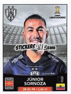 Sticker Júnior Sornoza - Conmebol Copa Libertadores 2023 n. 317 - Panini