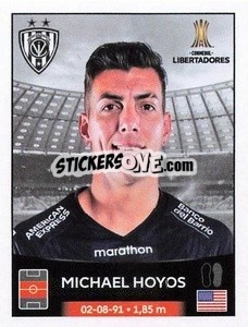 Sticker Michael Hoyos - Conmebol Copa Libertadores 2023
 - Panini