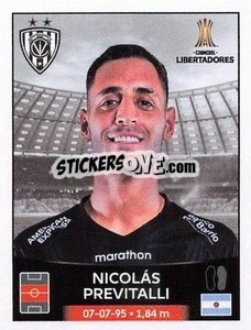 Sticker Nicolás Previtali - Conmebol Copa Libertadores 2023
 - Panini