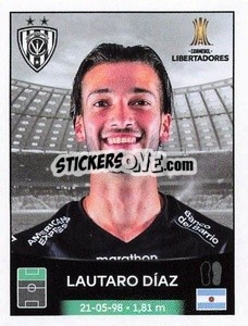 Sticker Lautaro Díaz - Conmebol Copa Libertadores 2023 n. 321 - Panini